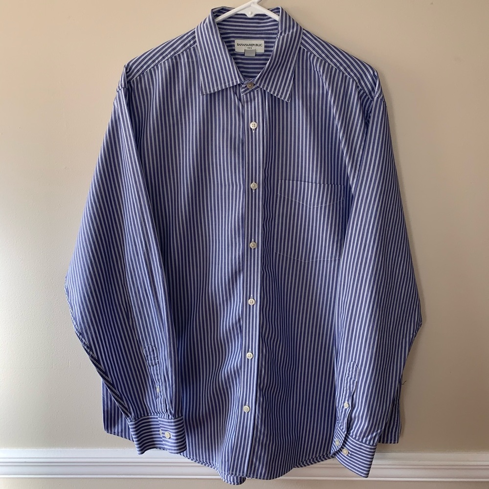 Banana Republic Striped Dress Shirt